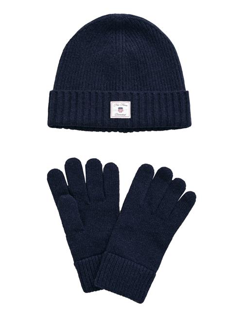 GANT Beanie Gloves Gift Set GANT Navy