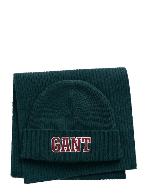 GANT Gant 1949 Beanie Scarf Gift Set GANT Green