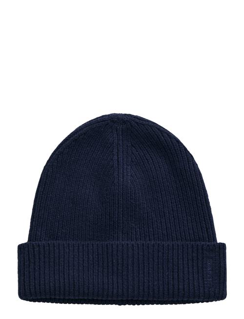 GANT Fine Knitted Wool Beanie GANT Navy