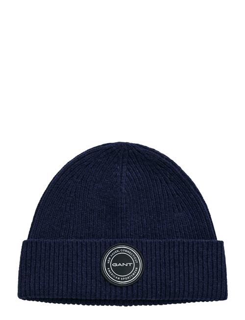 Wool Knitted Beanie GANT Navy