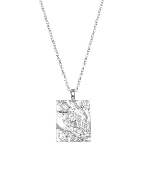 IX Studios Ix Rustic Square Pendant Silver IX Studios Silver