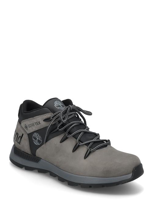 Sprint Trekker Mid Lace Up Waterproof Sneaker Medium Grey Nubuck Timberland Grey