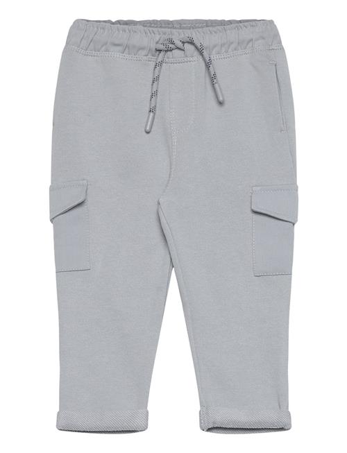 Cotton Jogger Cargo Trousers Mango Grey