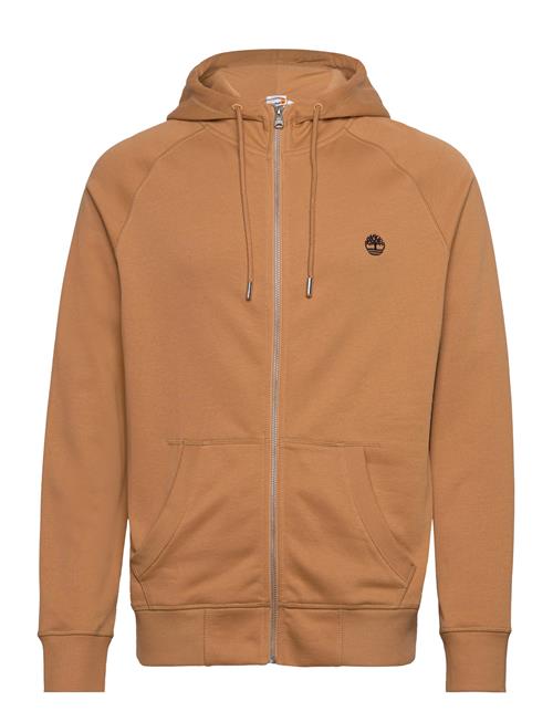 Brushed Back Full Zip Hoodie Timberland Orange