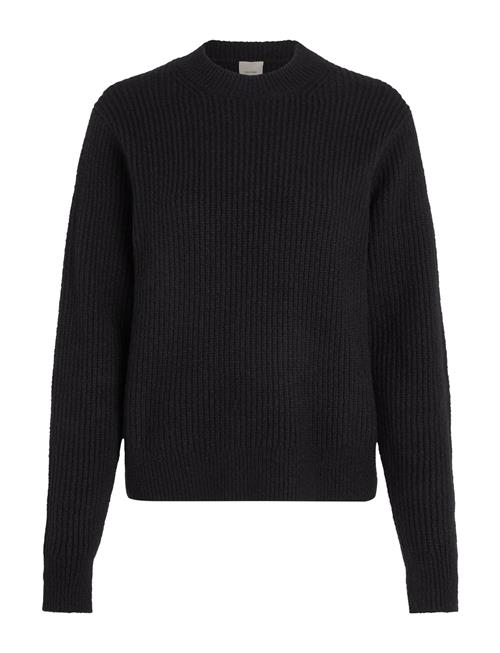 Boucle Rib C-Nk Relaxed Sweater Calvin Klein Black