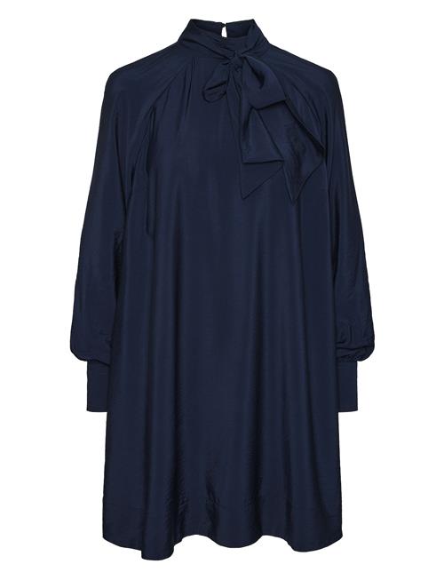 Yasnira Ls Dress S. YAS Navy