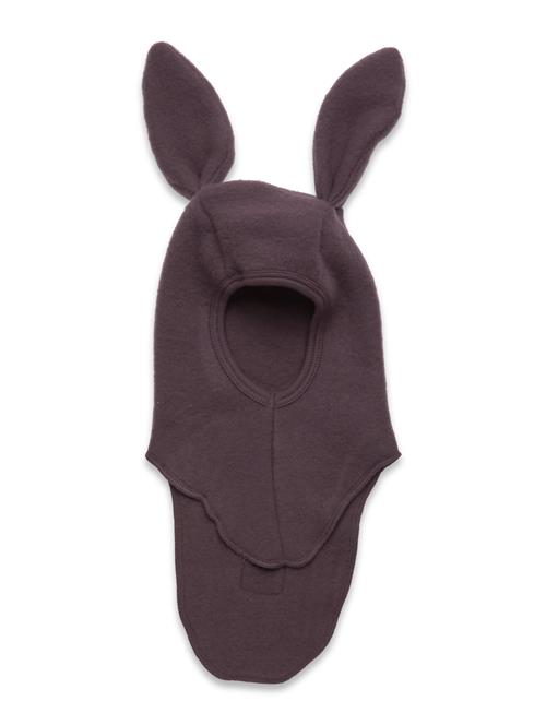 Huttelihut Balaclava Ears Wool Fleece Huttelihut Purple