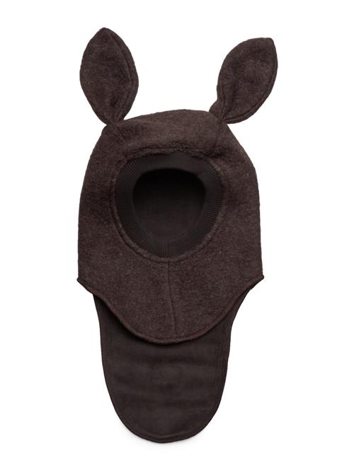 Huttelihut Balaclava Ears Wool Huttelihut Brown