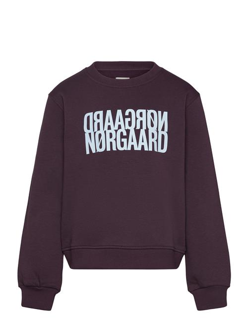 Mads Nørgaard Organic Sweat Talinka Sweatshirt Mads Nørgaard Burgundy