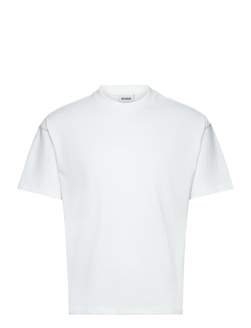 Weekday Great Boxy Heavyweight T-Shirt Weekday White