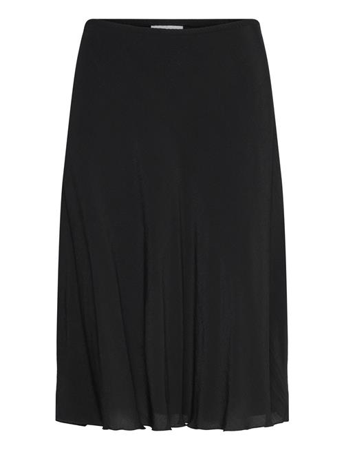 Knee-Length Pull-On Skirt Weekday Black