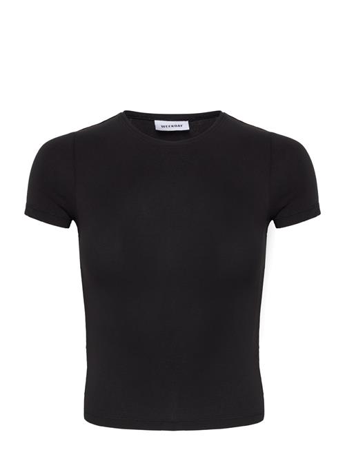 Weekday Slim Fitted Tshirt Weekday Black