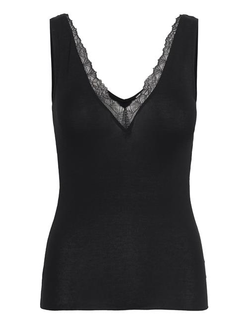 Etam Warm Light Lace - Night Tank Top Etam Black