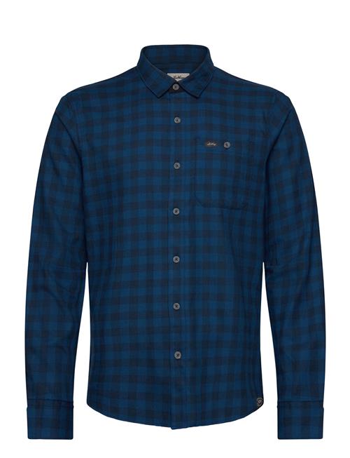 Ekren Ms Ls Shirt Lundhags Navy