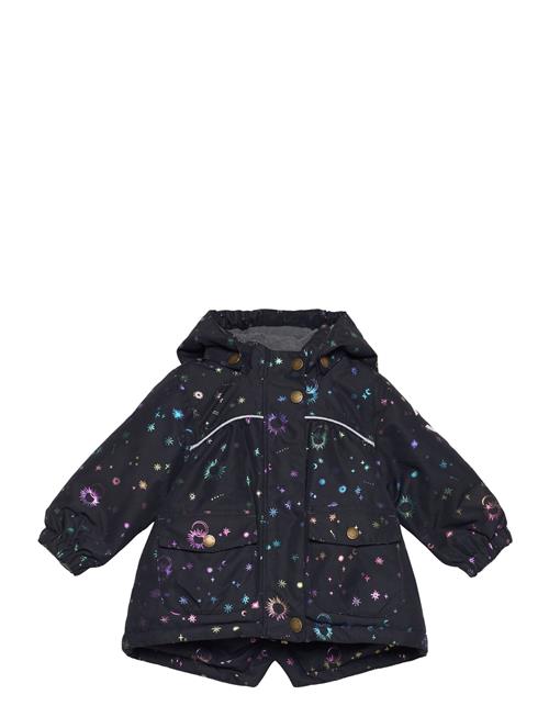 Polyester Baby Girls Jacket-Glitter Mikk-line Navy