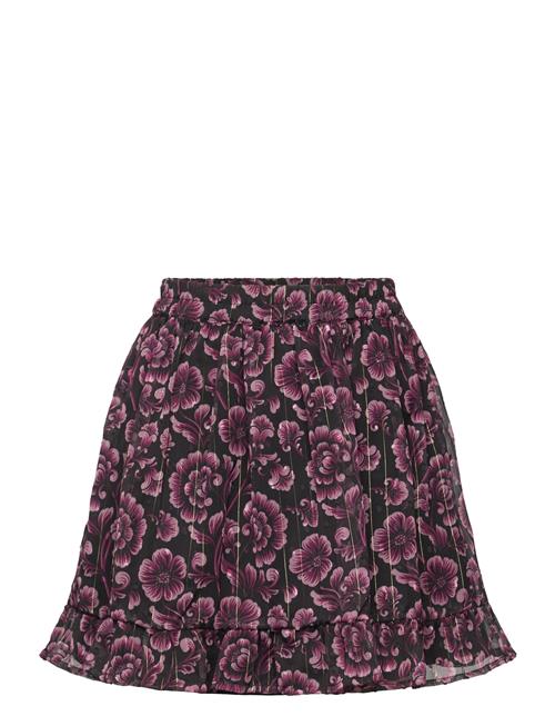 Skirt Flower Dot Creamie Burgundy