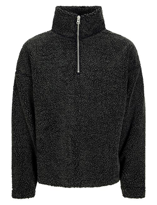 Jack & Jones Jorroxbury Teddy Sweat High Neck Ln Jack & J S Black