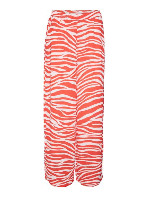 VERO MODA Bukser 'Seba'  orange / hvid