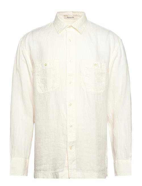 GANT Rel Gmnt Dyed Linen Shirt GANT Cream