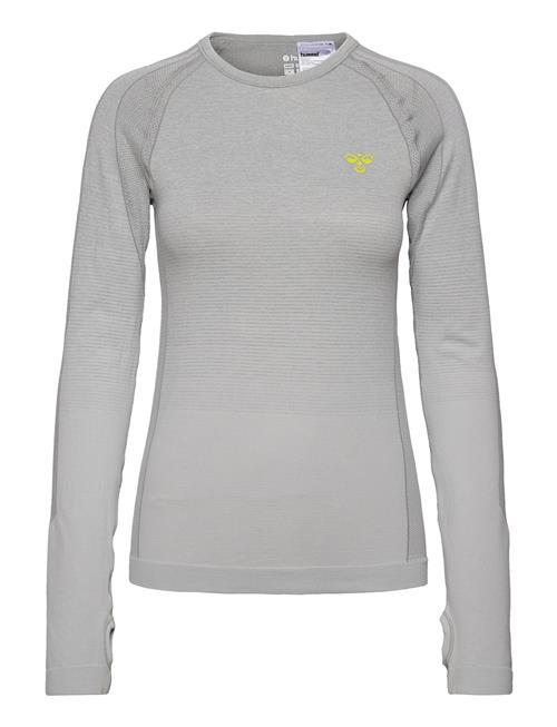 Se Hummel Hmlgg12 Training Seamless L/S Woman Hummel Grey ved Booztlet