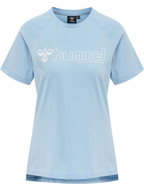 Hummel Funktionsbluse 'NONI 2.0'  lyseblå / hvid