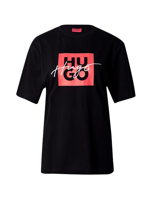 HUGO Shirts 'Dashire 3'  rød / sort / hvid