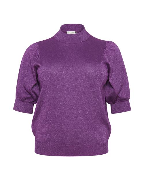 KAFFE CURVE Pullover 'KC Regitta'  neonlilla