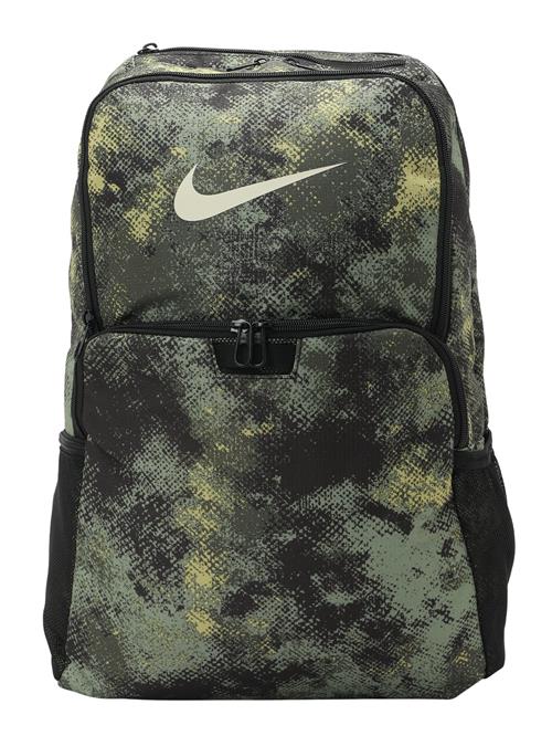 NIKE Sportsrygsæk 'Brasilia'  grøn / mørkegrøn / sort