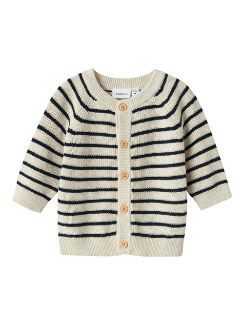 NAME IT Cardigan 'Mast'  sort / offwhite