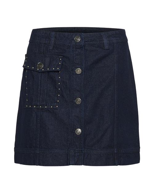 CULTURE Nederdel 'Roselle'  blue denim