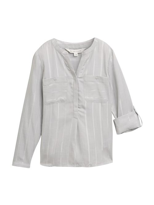 TOM TAILOR Bluse  stone / hvid