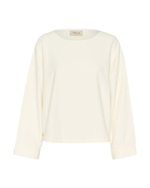 Cream Sweatshirt 'CR Franny'  chamois