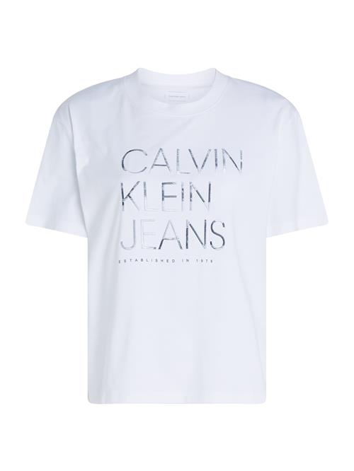 Calvin Klein Jeans Shirts  sølv / hvid