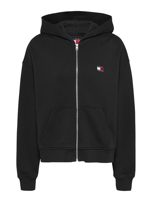 Tommy Jeans Sweatjakke  sort