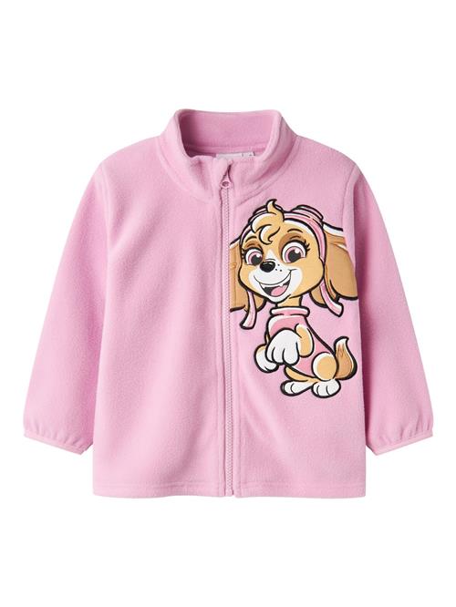 NAME IT Fleecejakke 'Paw Patrol'  beige / gammelrosa / hvid