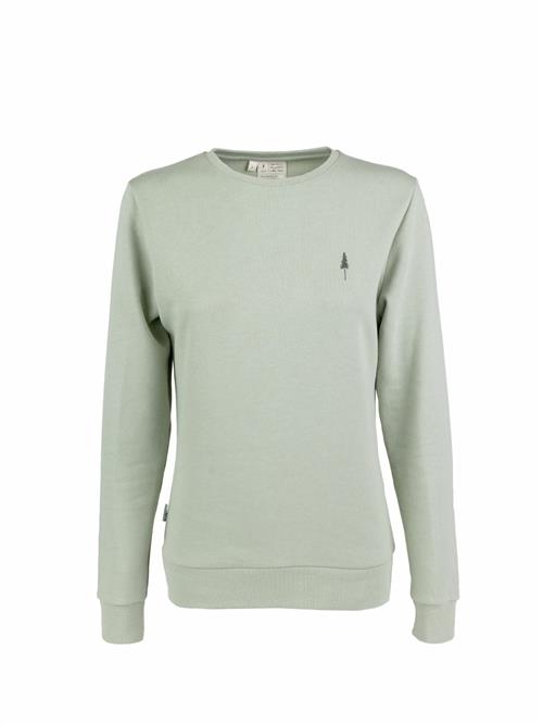 NIKIN Sweatshirt 'Tree'  lysegrøn / hvid