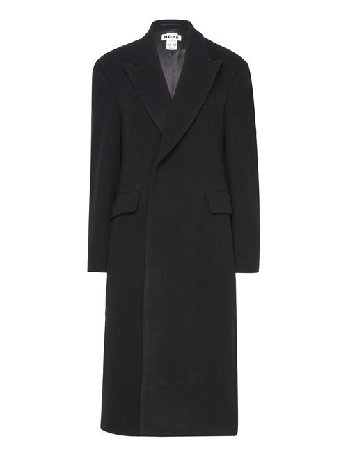 Hope Double Breasted Wool Coat Hope Black