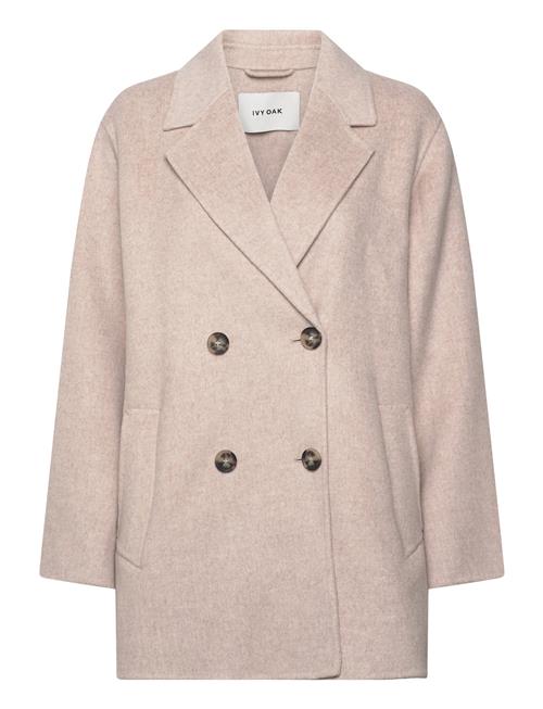 IVY OAK Double Face Double Breasted Jacket IVY OAK Beige