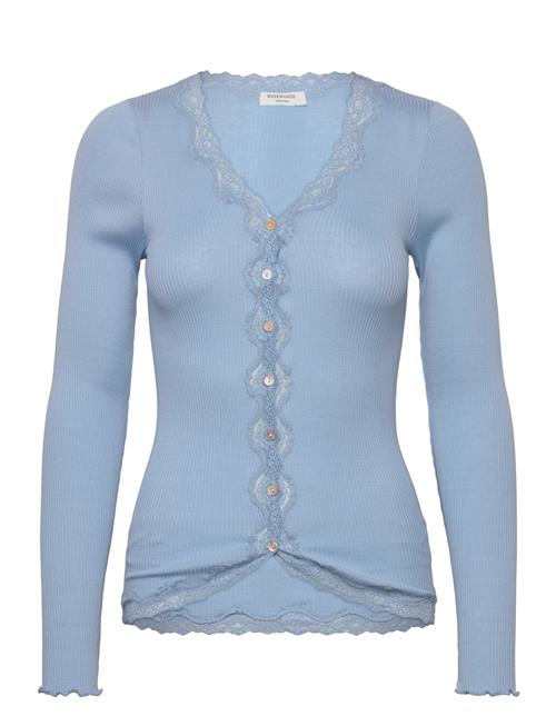 Rwbabette Ls V-Neck Regular Lace Ca Rosemunde Blue