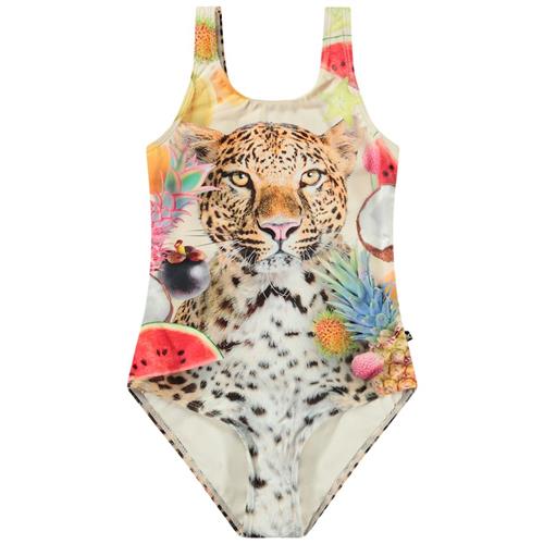 Molo Nika Swimsuit Fruity Leo | Beige | 140 cm