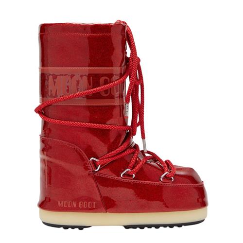 Moon Boot Icon Glitter Snow Boots Rød | Rød | 27-30 EU