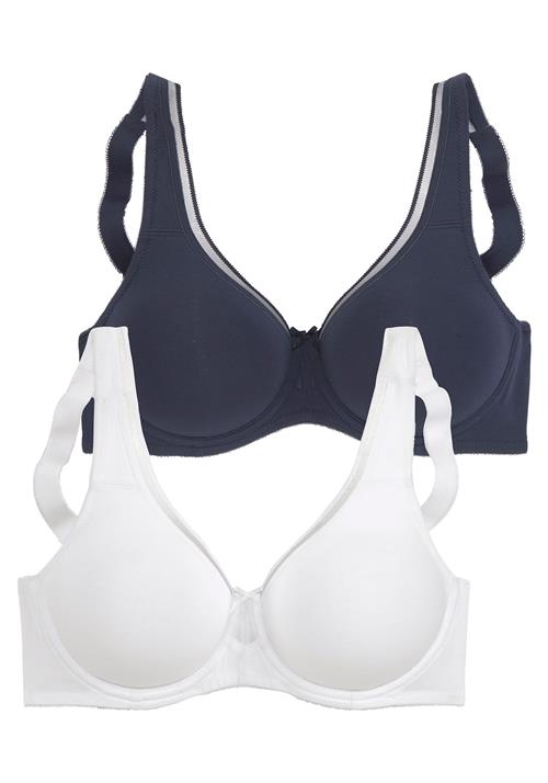 PETITE FLEUR Minimizer  marin / hvid