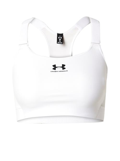 UNDER ARMOUR Sports-BH  sort / hvid