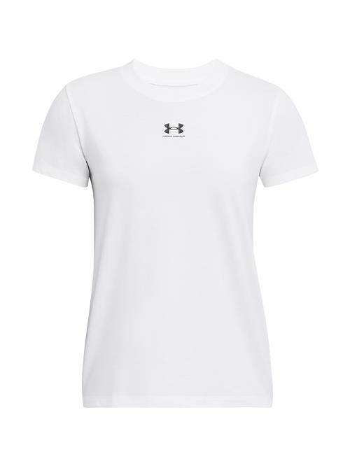 UNDER ARMOUR Funktionsbluse 'Rival'  sort / hvid