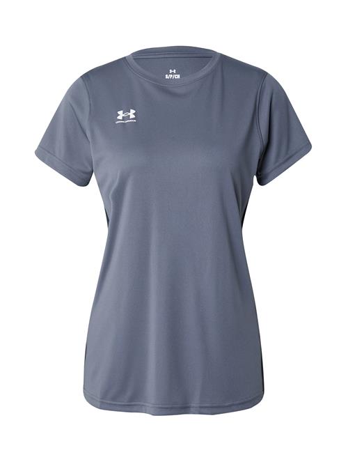 UNDER ARMOUR Funktionsbluse  mørkegrå / sort / hvid