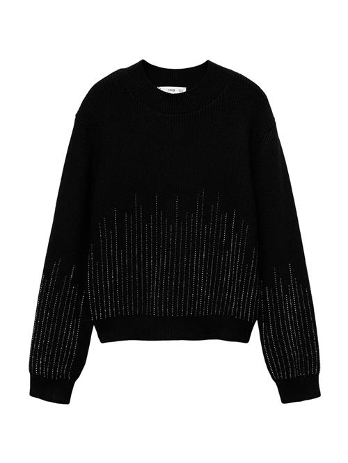 MANGO Pullover 'Elegance'  sort / sølv