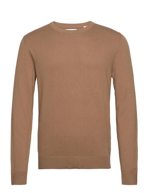 Jack & Jones Jjeemil Knit Crew Neck Noos Jack & J S Brown