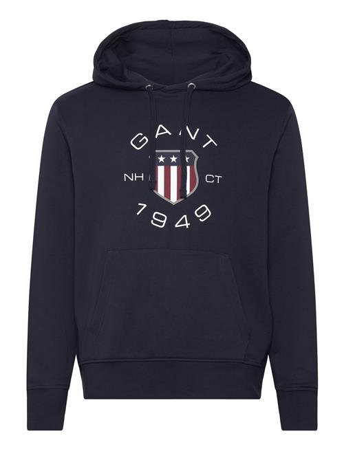 GANT Print Sweat Hoodie GANT Navy