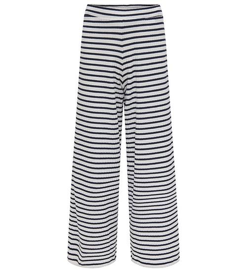 Kids Only Bukser - KogNella - Rib - Cloud Dancer/Night Sky