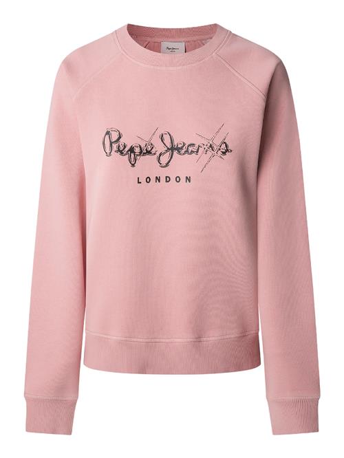 Se Pepe Jeans Sweatshirt 'LUPITA'  gammelrosa / sort ved About You